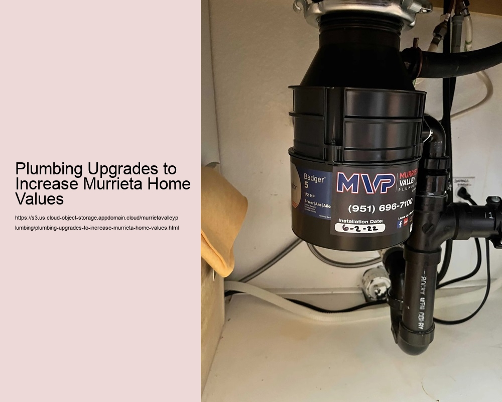 Plumbing Upgrades to Increase Murrieta Home Values